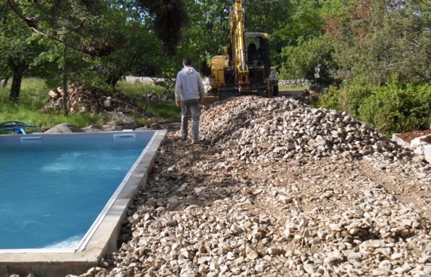 rtavaux terrassement Piscine